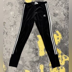 Adidas women’s velour leggings